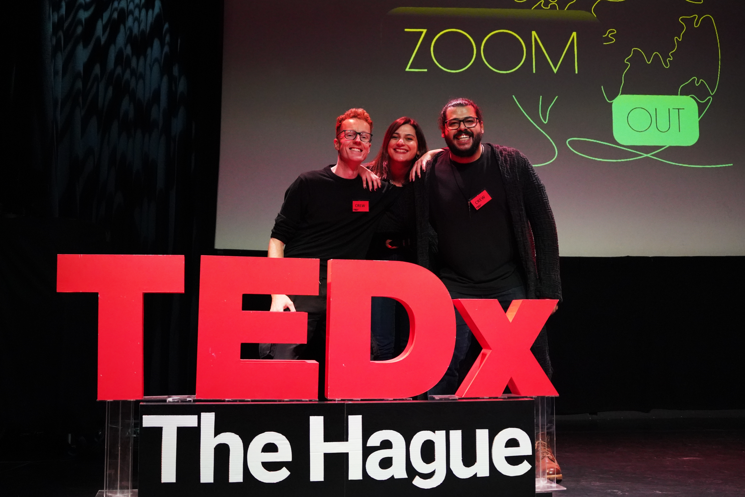 TEDxTheHague stage moment